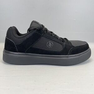 Volcom Work Shoes Mens Size 7 Black Safety Toe Slip Resistant Skate Sneakers